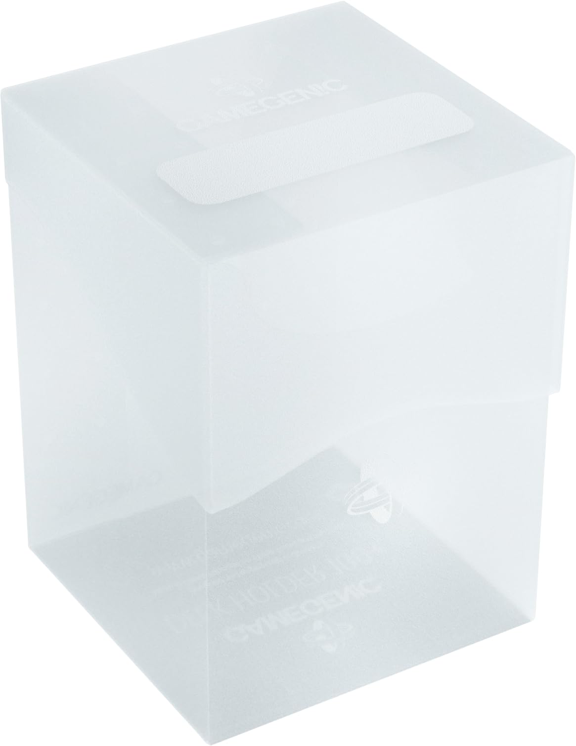 Gamegenic 100-Card Deck Holder - Clear Storage for Double-Sleeved Cards