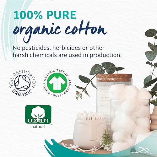 Lil-Lets Cotton Wool Balls - 100% Pure Organic Cotton, 100 Count 6
