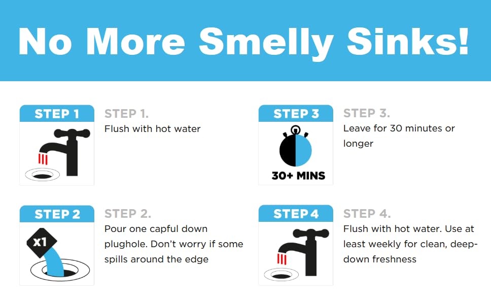 Buster Clean & Fresh Granules, 2 Pack - Deep Clean Drain, Sink, Dishwasher & Washing Machine Cleaner with Eucalyptus Freshness 4