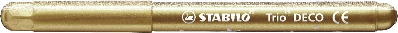 Metallic Felt-Tip Pen - STABILO Trio Deco Wallet of 8 Assorted Colours 5