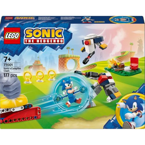 LEGO Sonic the Hedgehog Sonic’s Campfire Clash Building Set with Speed Sphere Launcher 10