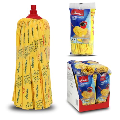 Vileda SuperMocio Soft Replacement Mop Heads - Double Value Pack 9