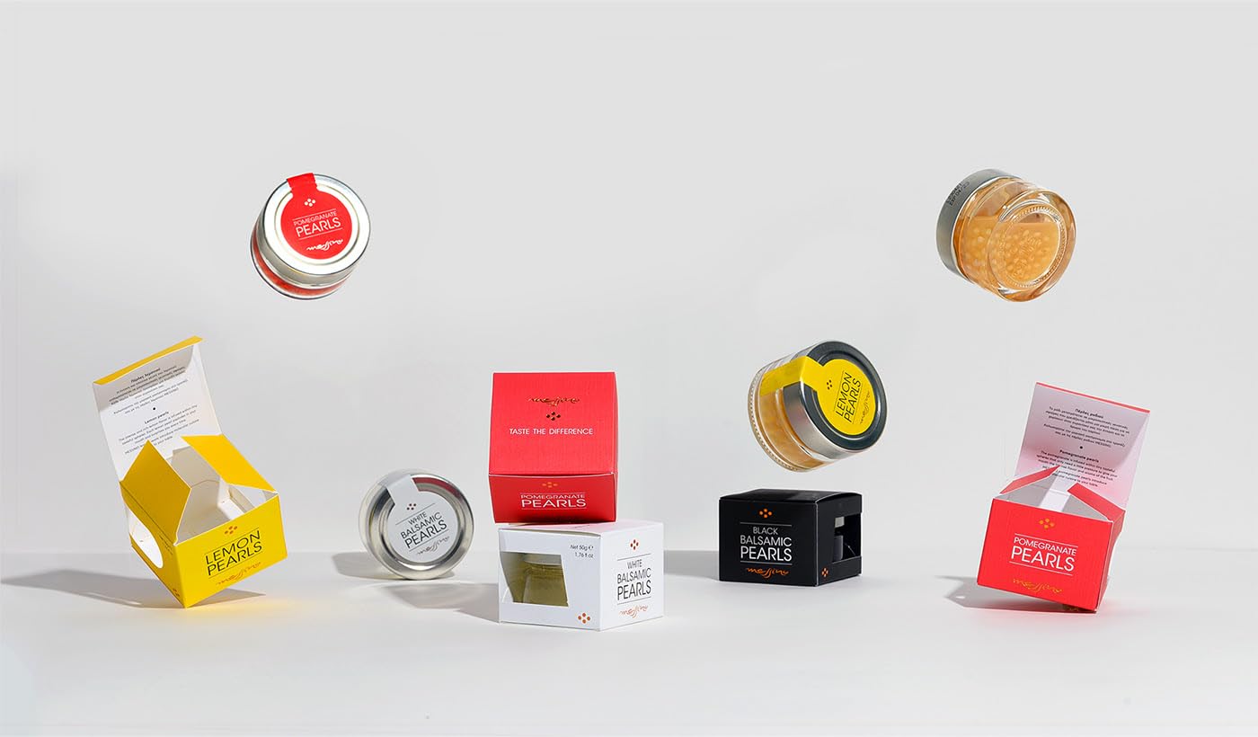 Messino Balsamic Pearls – 50ml Jar – Molecular Gastronomy Vinegar Spheres 12