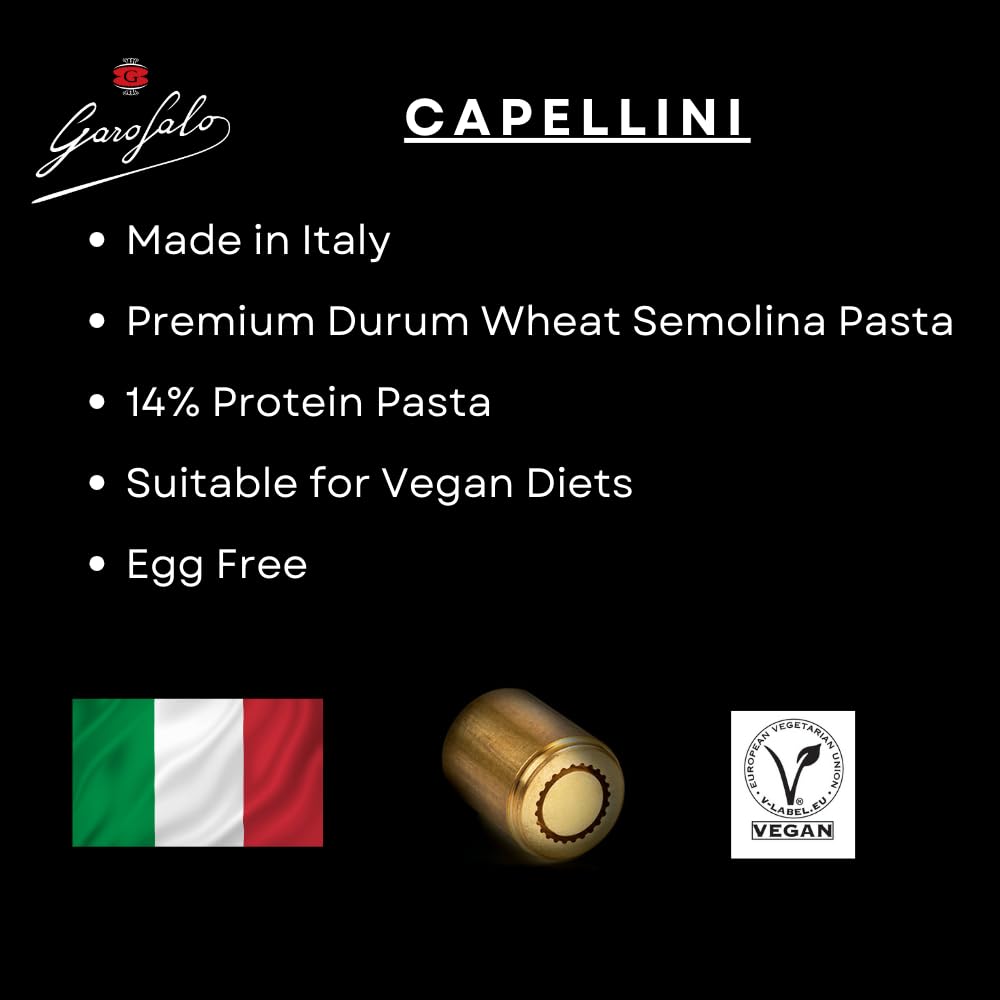 Garofalo Angel Hair Capellini Italian Dried Pasta, 500g