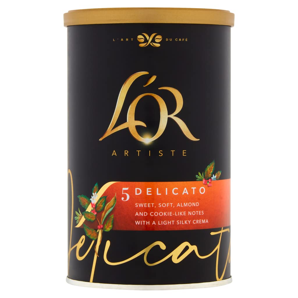 L'OR Artiste Delicato Instant Coffee Intensity 8, 6 x 95g Tins