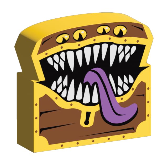 WizKids Dungeons & Dragons Gamelings: Iconic Monsters Wooden Tokens | 6 Count 9