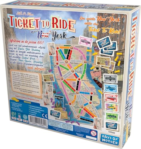 Days of Wonder Ticket to Ride New York Board Game 10