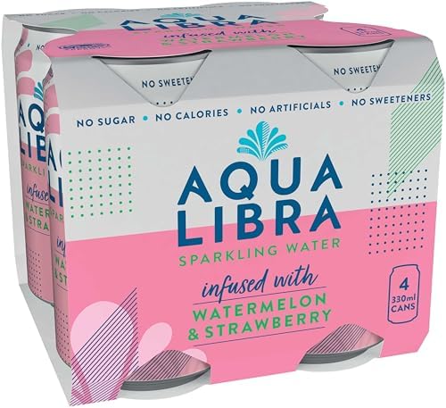 AQUA Libra - Strawberry & Watermelon Sparkling Water (330ml) 5