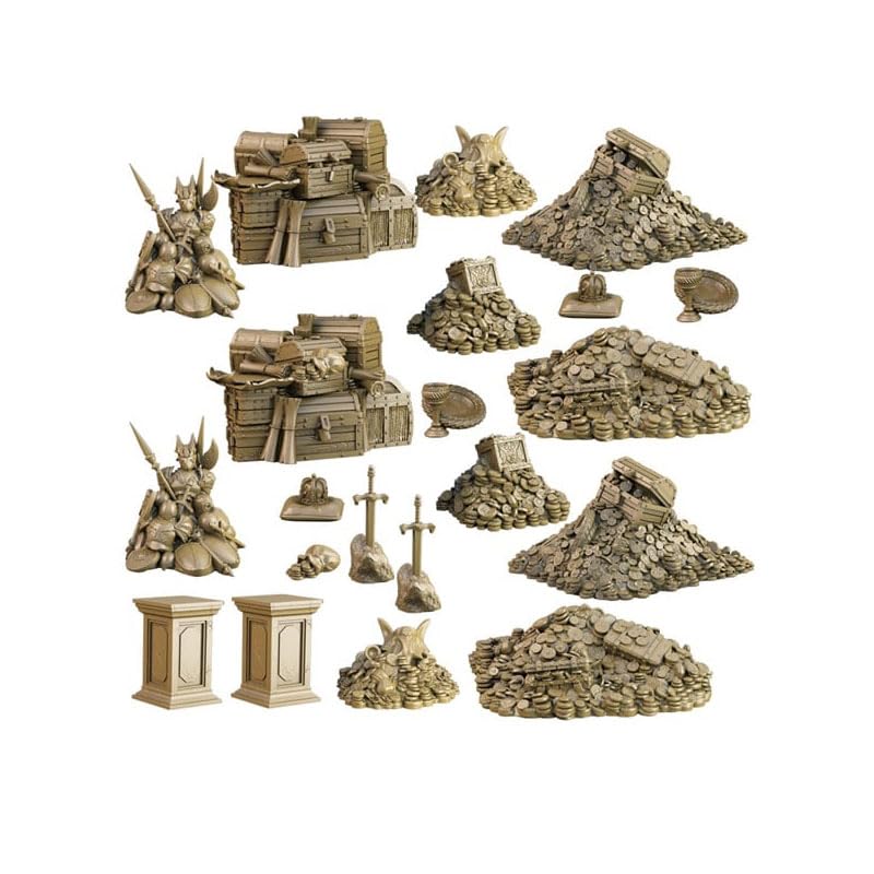 Mantic Games TerrainCrate: Treasury Plastic Scenery Set 4