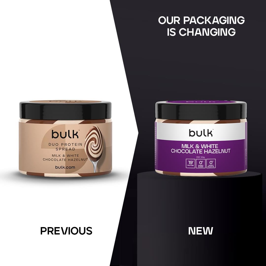 Bulk Protein Duo Spread Milk & White Chocolate Hazelnut 500g