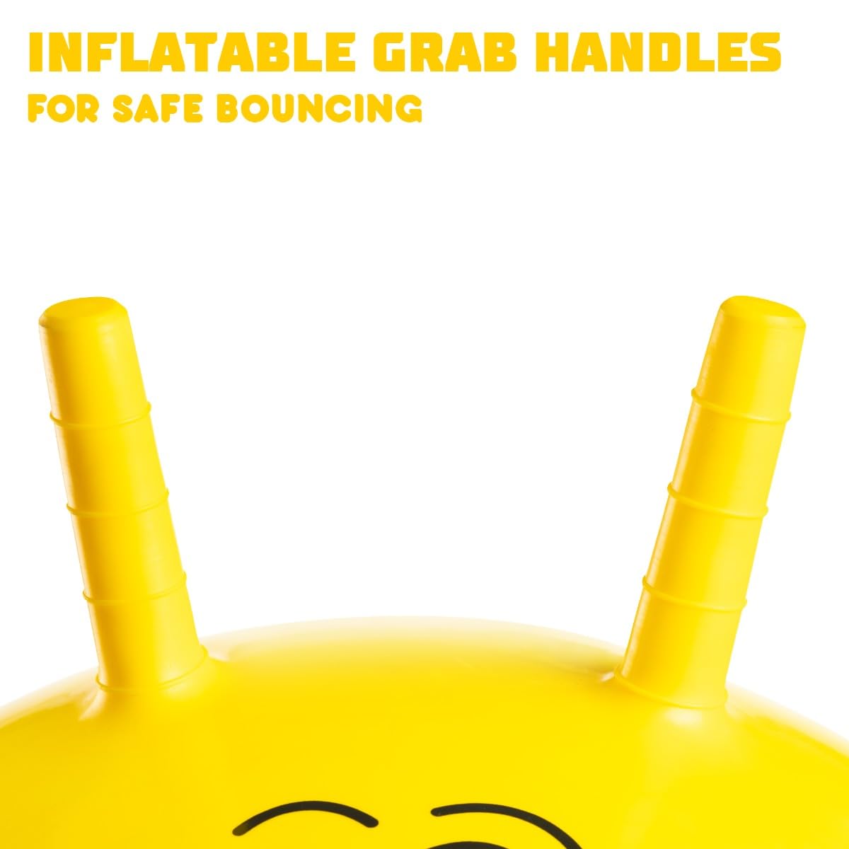 Toyrific Jump N Bounce Space Hopper - 20 Inch Retro Bouncing Ball for Kids 3+ 4