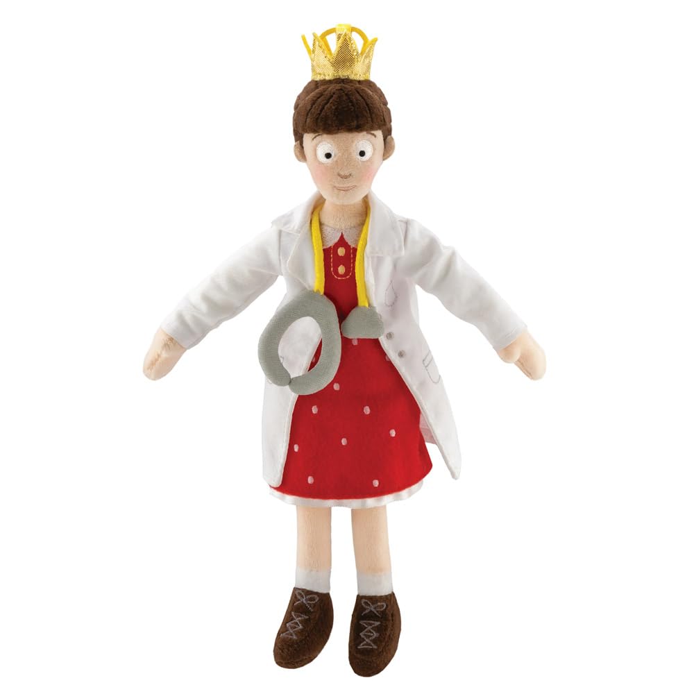 Princess Pearl 12-Inch Plush Toy - Inspired by Zog Book by Julia Donaldson