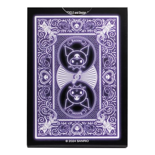 Bicycle Kuromi Sanrio Playing Cards Deck - Black, Pink and Purple Design