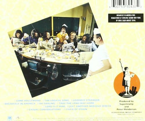 Supertramp - Breakfast in America Audio CD