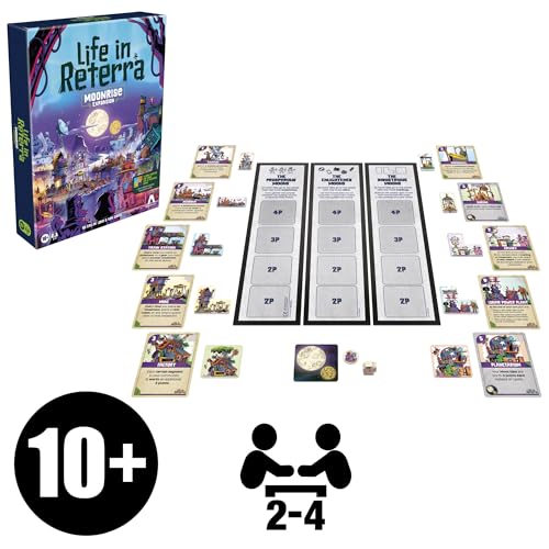 Hasbro Gaming Life in Reterra Moonrise Expansion Board Game 15
