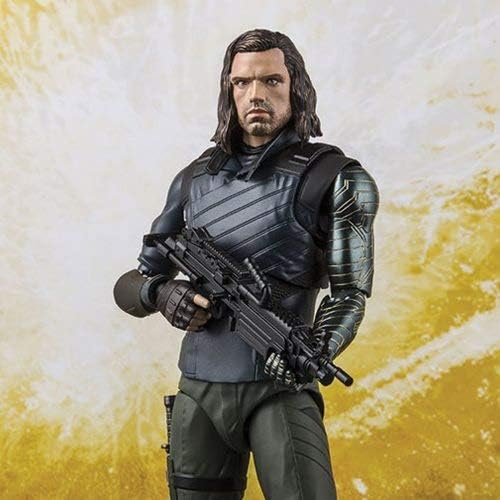 Bandai Tamashii Nations S.H.Figuarts Avengers Infinity War Bucky Action Figure - Highly Articulated Collectible for Ages 13+
