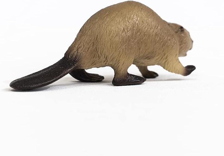 Schleich 14855 Beaver Figurine - Realistic Wild Life Animal Toy for Ages 3+