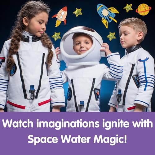 Galt Water Magic Space - Reusable Water-Reveal Colouring Book for Kids 6