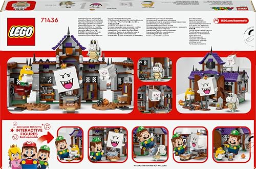 LEGO Super Mario King Boo’s Haunted Mansion Playset - Building Toy for Kids 8+ 11