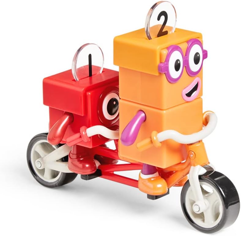Numberblocks One and Two Bike Adventure - Tandem Bike Playset for Ages 3-7 5