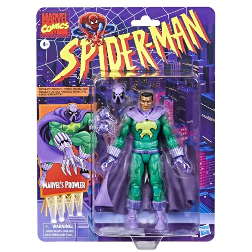 SPIDER-MAN Marvel Legends Prowler Action Figure - 15 cm/6 inch Scale | Animated Series Inspired 3