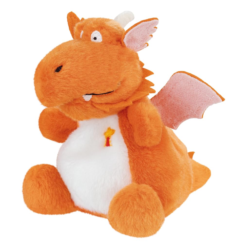 Aurora ZOG Palm Pals Soft Toy - 13cm Orange Dragon