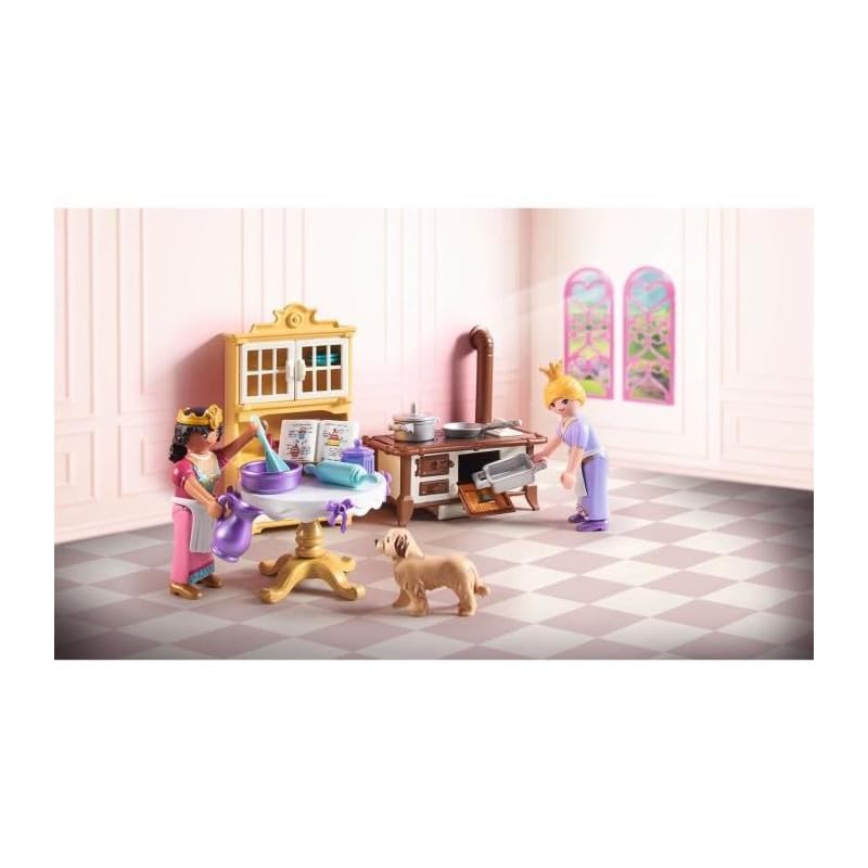PLAYMOBIL Princess Magic Royal Kitchen Playset - Baking & Imaginative Role Play for Ages 4-10