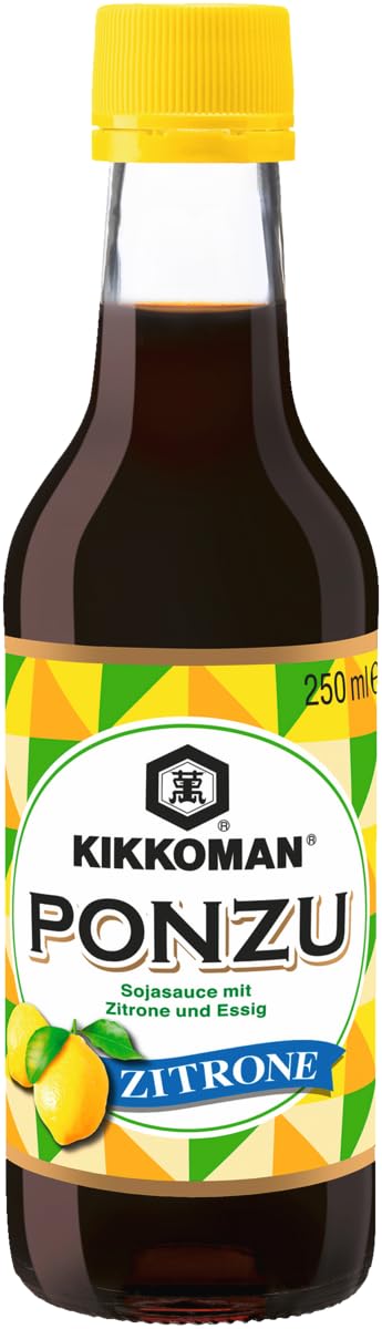 Kikkoman Ponzu Citrus Seasoned Soy Sauce Lemon | 250ml | Vegan Friendly 1
