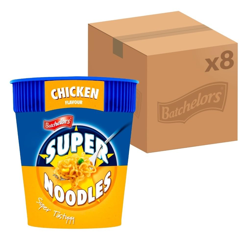 Batchelors Super Noodles Chicken Flavour Instant Noodles (75g, Pack of 8)
