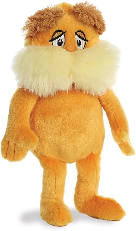 The Lorax 7.5In Soft Toy - Official Dr. Seuss Plush for Toddlers & Kids 3