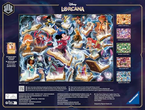 Ravensburger Disney Lorcana Glimmers of the Realm: Steel 1000-Piece Jigsaw Puzzle 8
