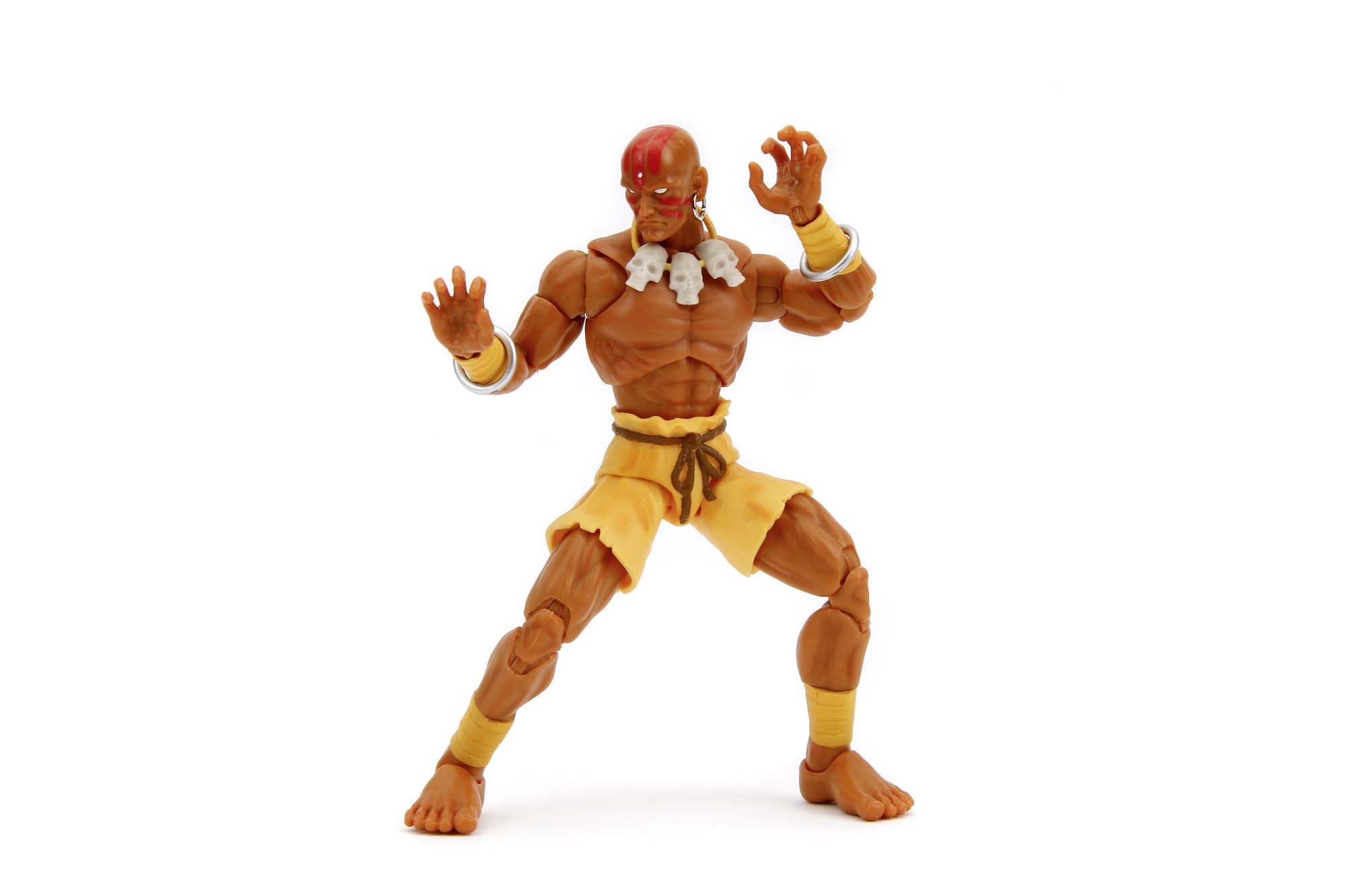 Jada Street Fighter Dhalsim Deluxe Collector Action Figure | 6-Inch (15 cm) | 1:12 Scale | 20+ Points of Articulation