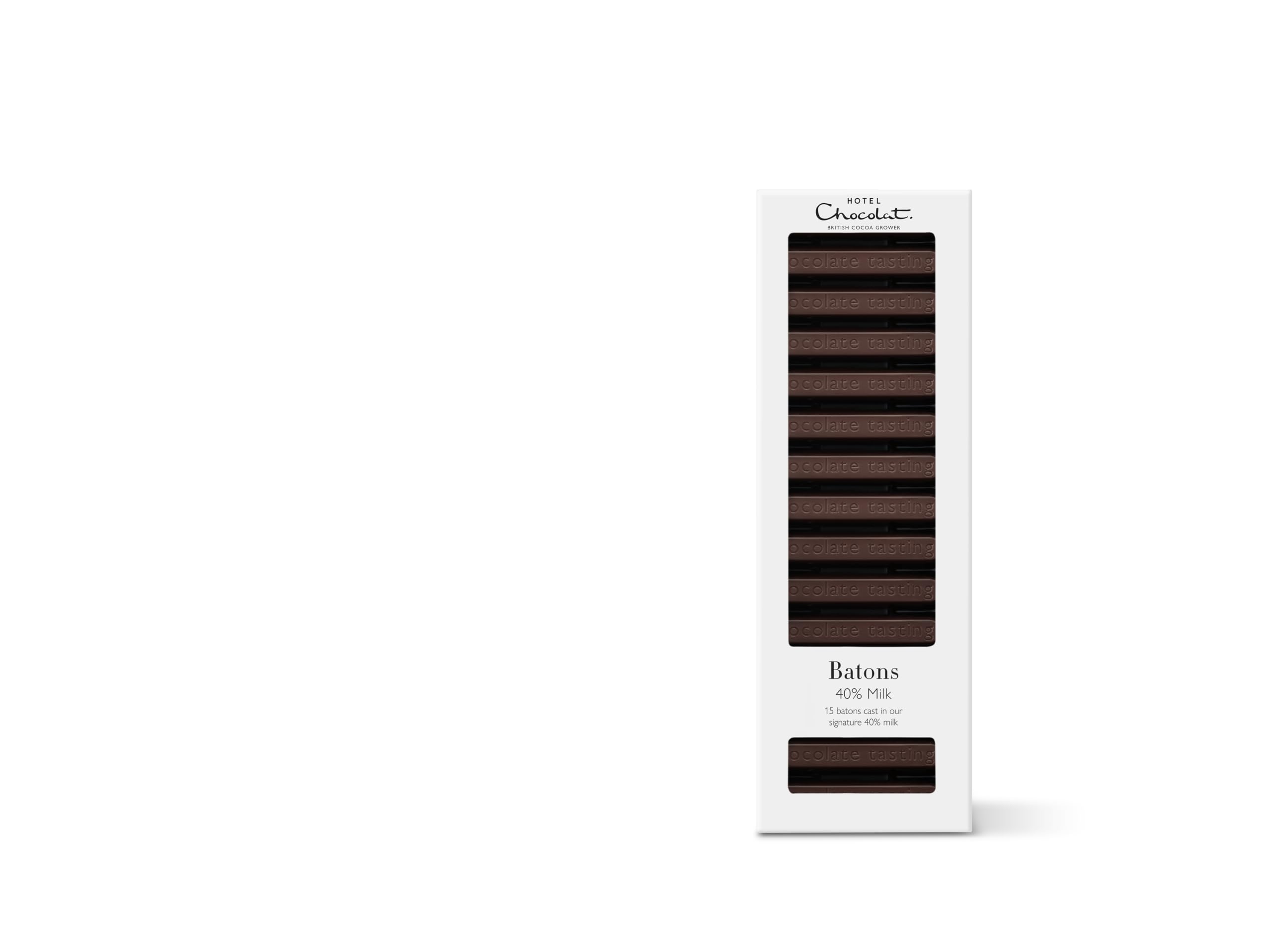 Hotel Chocolat 40% Milk Chocolate Batons - 15 Sticks, 120g