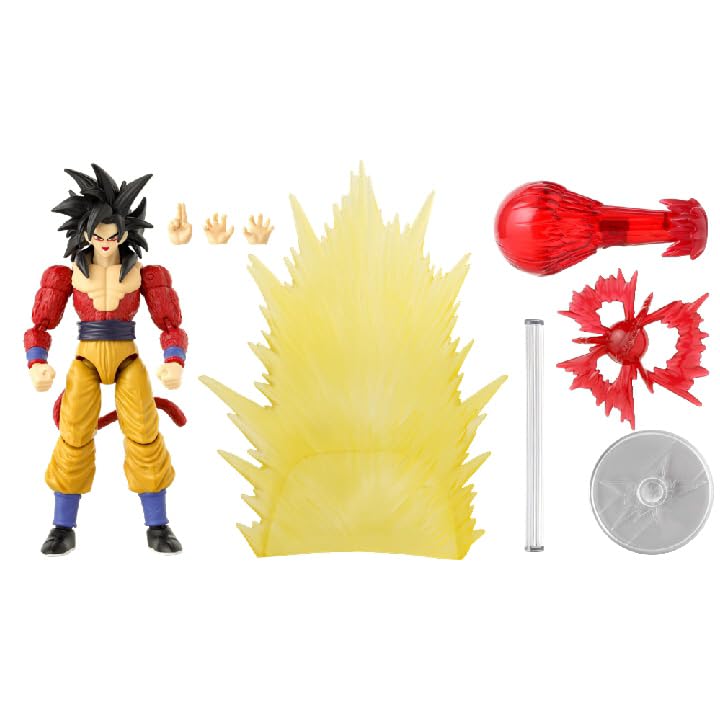 BANDAI Dragon Ball Stars Power Up Super Saiyan 4 Goku (GT Version) Action Figure | 17cm 2