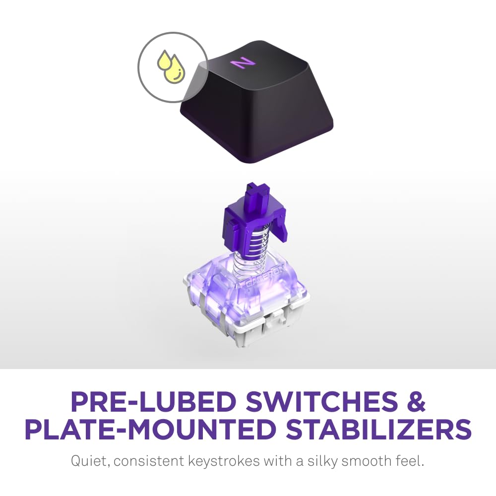 NZXT Function 2-2024 Full-Size Optical Gaming Keyboard | RGB Illuminated | Black 5