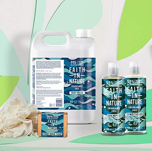Faith In Nature Fragrance Free Conditioner - Vegan & Cruelty Free, SLS & Paraben Free, 400 ml