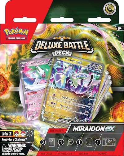 Pokémon TCG: Miraidon ex Deluxe Battle Deck (60-Card Ready-to-Play Deck) 4