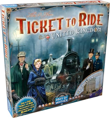 Days of Wonder Ticket to Ride United Kingdom & Pennsylvania Expansion