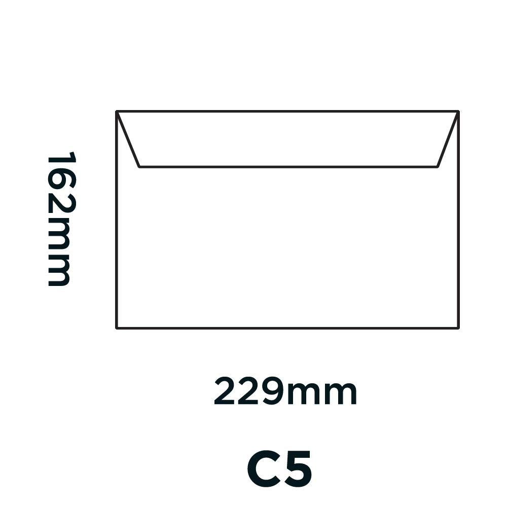 Blake Creative Colour C5 Wallet Envelopes 162 x 229 mm Flamingo Pink 120 gsm Peel & Seal - Pack of 25