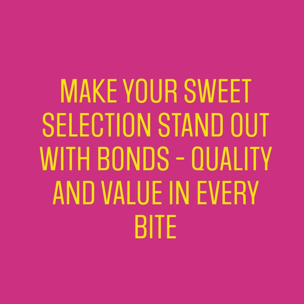 Bonds of London Rhubarb & Custard Boiled Sweets, Retro Gift Bags, Vegetarian Friendly, 130g (Pack of 12) 3