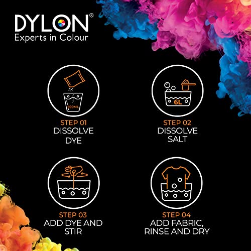 DYLON - Passion Pink Fabric Dye Sachet (50g) 4