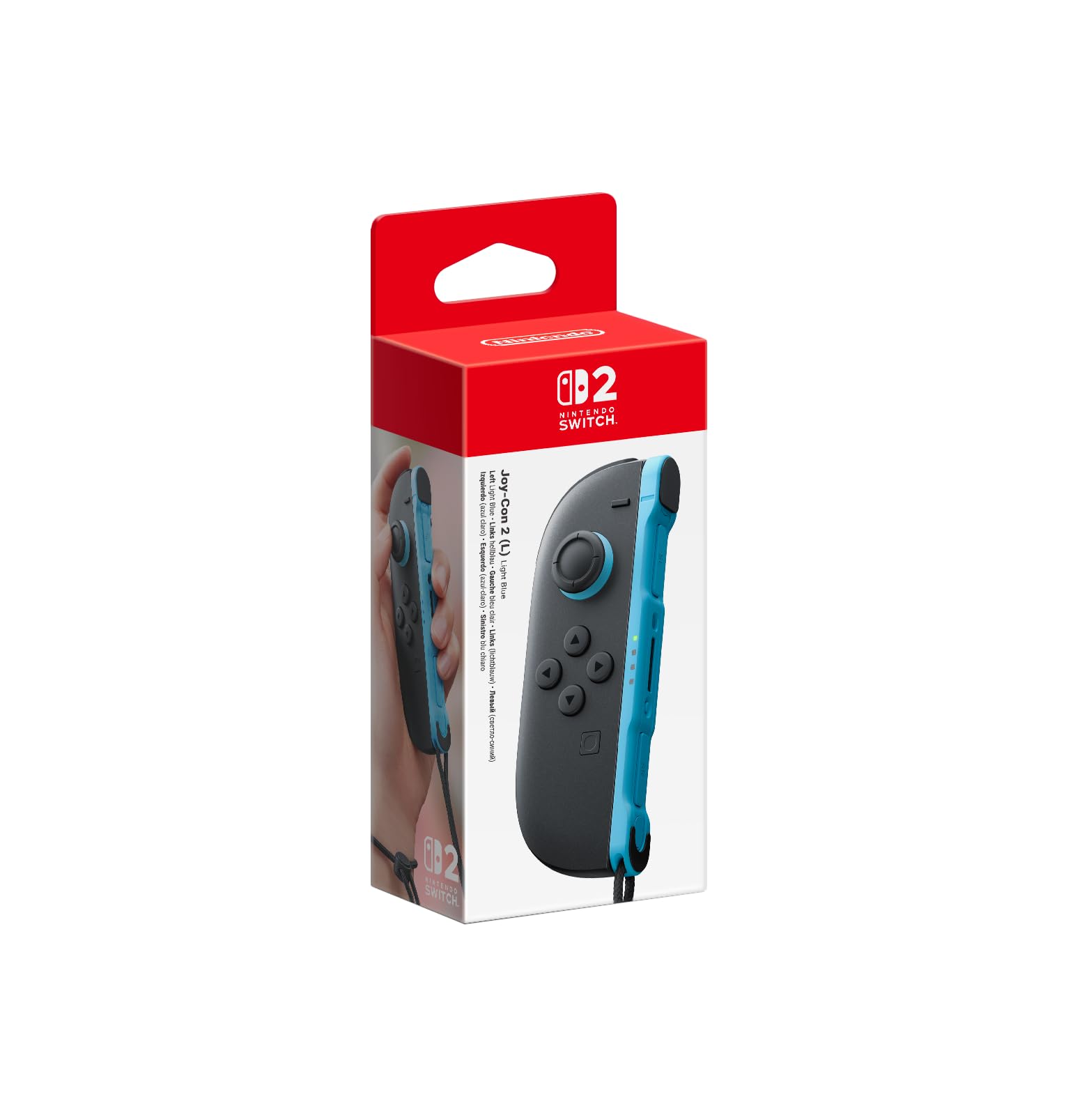 Nintendo Joy-Con 2 L - Light Blue Left Controller with Strap for Nintendo Switch 2