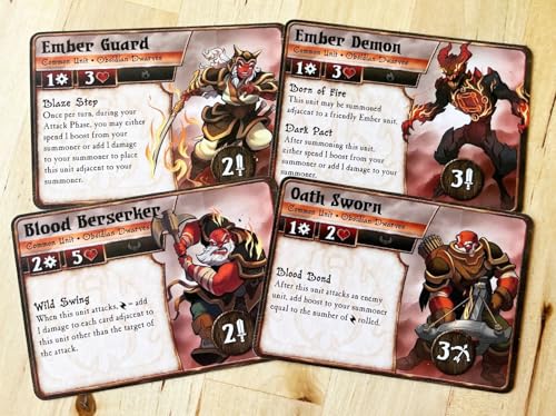 Plaid Hat Games Summoner Wars Obsidian Dwarves Faction Deck – Card Game Expansion 4
