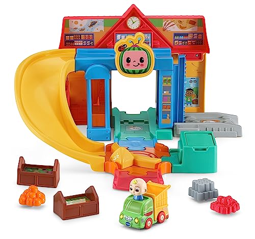 VTech CoComelon Toot-Toot Drivers Cart Racers Grocery Store Track Set - Interactive Play for Ages 18 Months to 5 Years 9