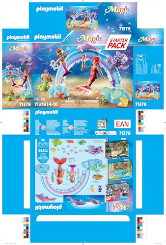 Playmobil 71379 Magic Mermaids Starter Pack - Imaginative Underwater Playset for Ages 4+ 5