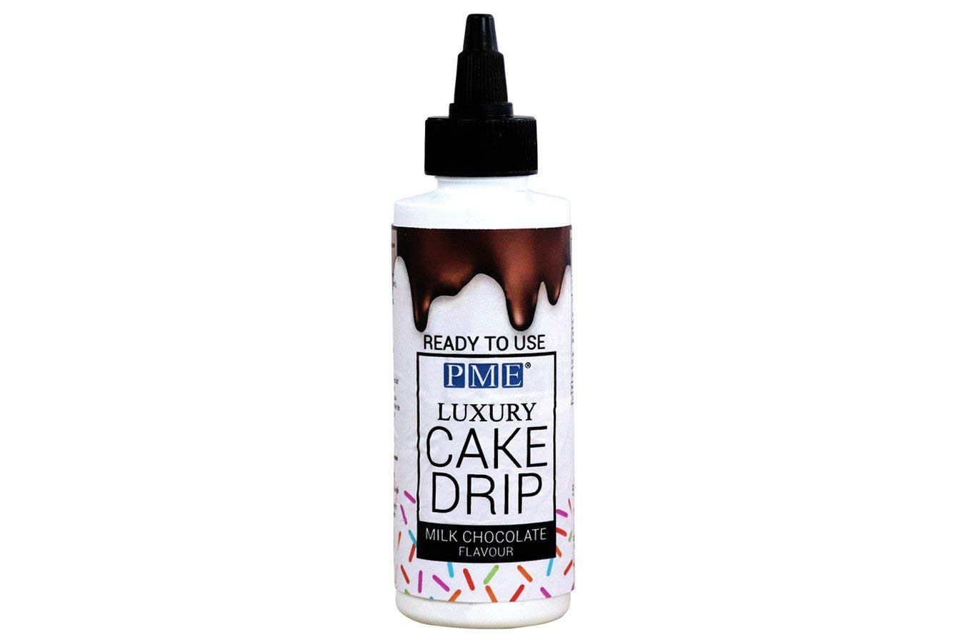 PME Milk Chocolate Cake Drip - Ready to Use Drizzle for Decorating | 150 g 1