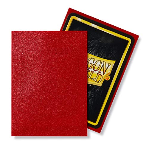 Dragon Shield Ruby Matte Standard Size Card Sleeves (ART11037)