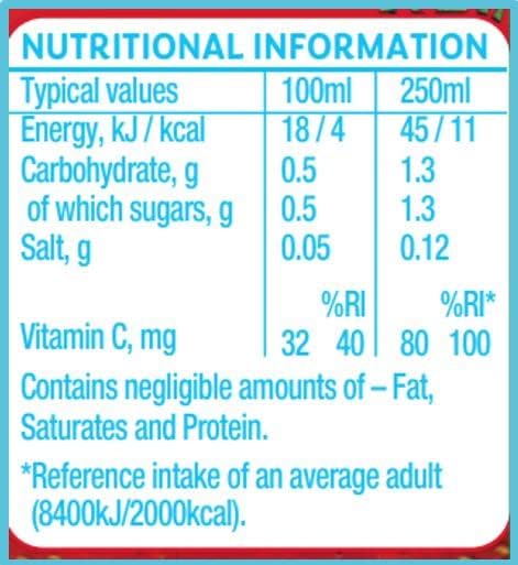Ribena - Strawberry No Added Sugar Juice Drink Multipack 6x 250ml