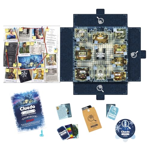 Hasbro Gaming Cluedo Advent Calendar: Secrets Under Snowfall - English Version 5