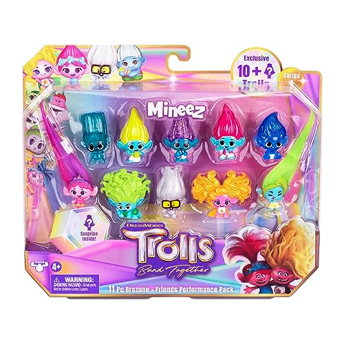 Trolls Mineez Series 1 - Band Together Brozone Performance 11-Pack Collectible Figures 8